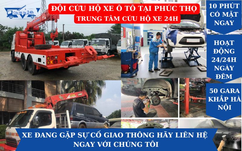 Dịch vụ cứu hộ ô tô tại huyện Phúc Thọ