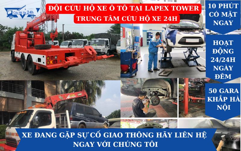 Dịch vụ cứu hộ ô tô tại chung cư LApex Tower